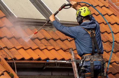 Démoussage et hydrofuge de toiture à Viller